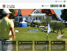 Tablet Screenshot of hauger-golfklubb.no